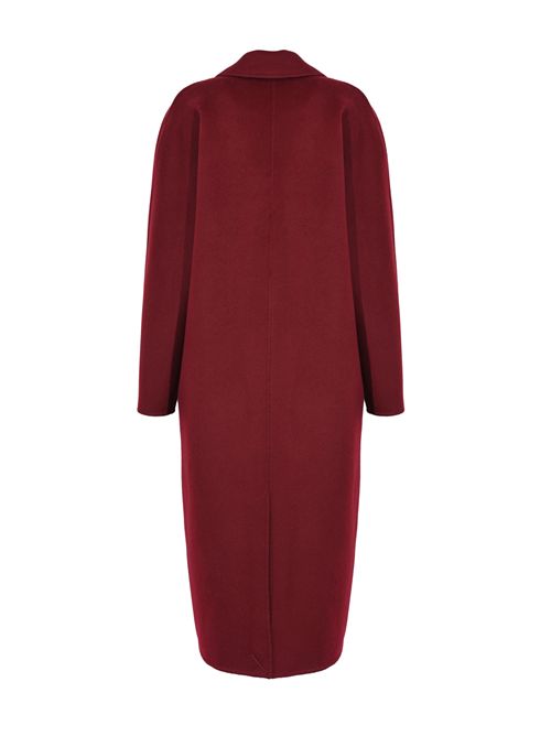 Cappotto doppiopetto in double di lana Ciliegia Alpha studio | AD-4690N2009